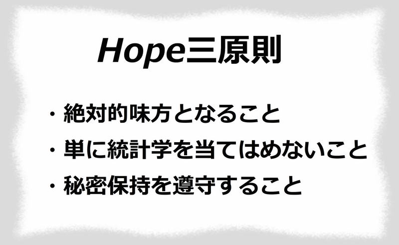 Hope三原則